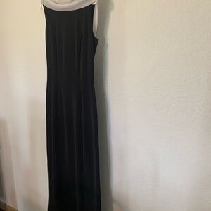 Dave & Johnny Black and White Maxi Dress